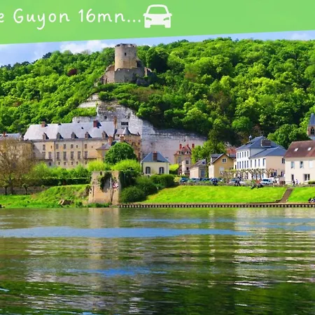 Les Bonn'apparts Sur Seine - La Spacieuse - Famillial 6pers - Parking * Bonnieres-sur-Seine