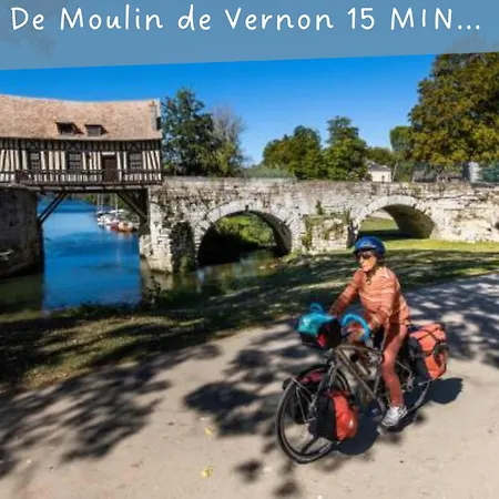 Les Bonn'apparts Sur Seine - La Spacieuse - Famillial 6pers - Parking Apartment Bonnieres-sur-Seine