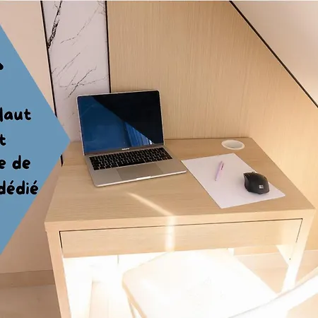 Les Bonn'apparts Sur Seine - La Spacieuse - Famillial 6pers - Parking Apartment Bonnieres-sur-Seine