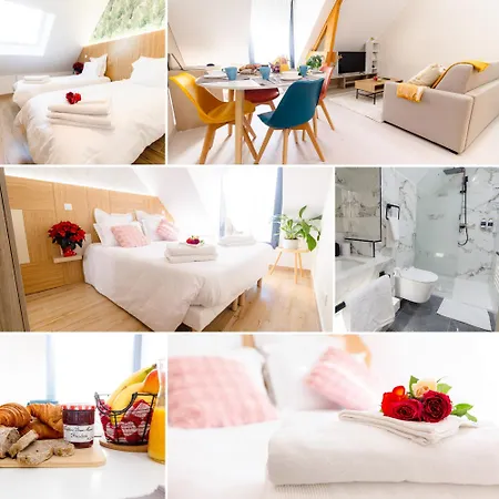 Les Bonn'apparts Sur Seine - La Spacieuse - Famillial 6pers - Parking Apartment Bonnieres-sur-Seine