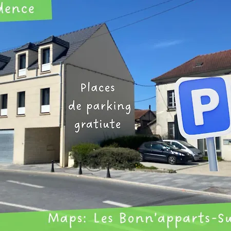 Les Bonn'apparts Sur Seine - La Spacieuse - Famillial 6pers - Parking Bonnieres-sur-Seine